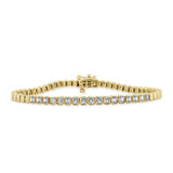 14K Gold & Emerald-Cut Diamond Bracelet - 1.64ct