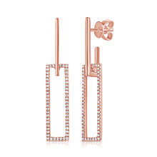 Load image into Gallery viewer, 14k Gold &amp; Diamond Earrings