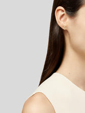 Load image into Gallery viewer, 14k Gold &amp; Diamond Snake Studs