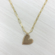 Load image into Gallery viewer, 14k Gold &amp; Diamond Heart Charm