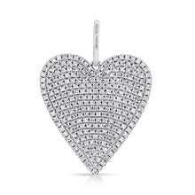 Load image into Gallery viewer, 14k Gold &amp; Diamond Heart Charm
