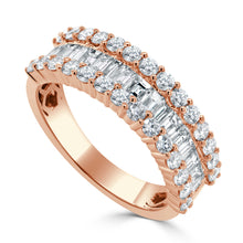 Load image into Gallery viewer, 14k Gold &amp; Baguette Diamond Ring