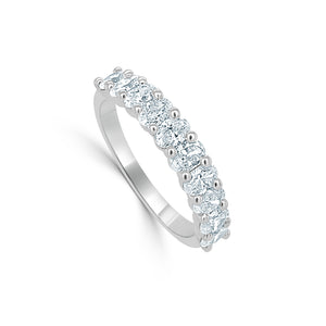 14k Gold & Diamond Oval-Stone Ring