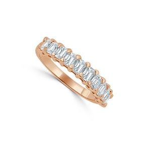 14k Gold & Diamond Emerald-Cut Ring