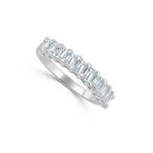 Load image into Gallery viewer, 14k Gold &amp; Diamond Emerald-Cut Ring