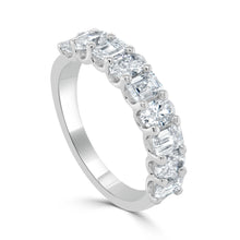 Load image into Gallery viewer, 14K Gold, Oval &amp; Emerald-Cut Diamond Band
