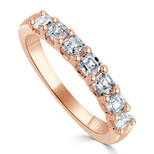 Load image into Gallery viewer, 14K Gold &amp; Ascher-Cut Diamond Band