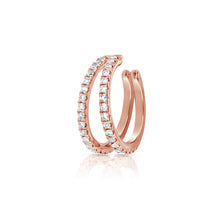 Load image into Gallery viewer, 14k Gold &amp; Diamond Single Earring Cuff