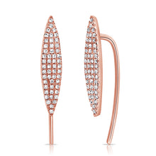 Load image into Gallery viewer, 14K Gold &amp; Diamond Ear Climbers