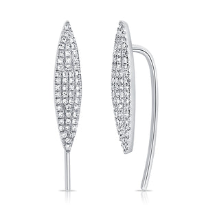 14K Gold & Diamond Ear Climbers