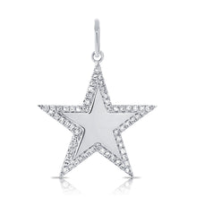 Load image into Gallery viewer, 14k Gold &amp; Diamond Star Charm