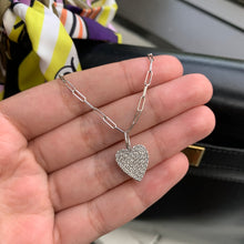 Load image into Gallery viewer, 14k Gold &amp; Diamond Heart Charm