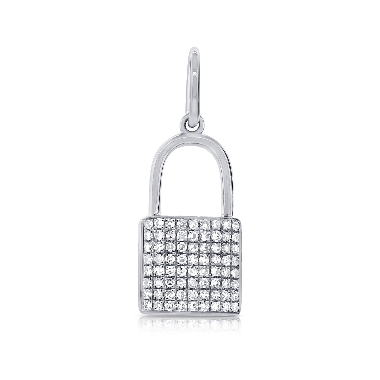 gold diamond padlock