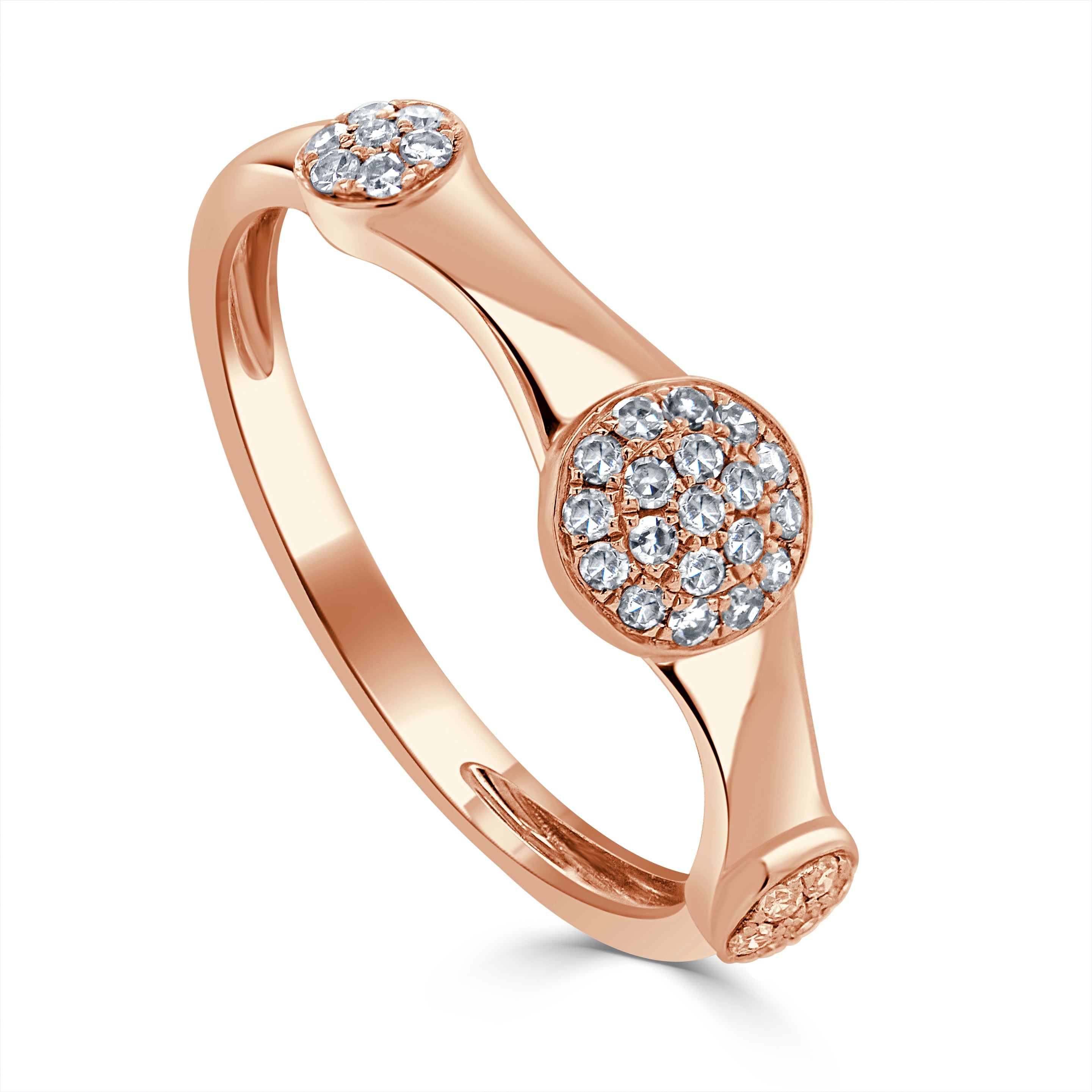 14K Gold Diamond Ring - 0.18ct
