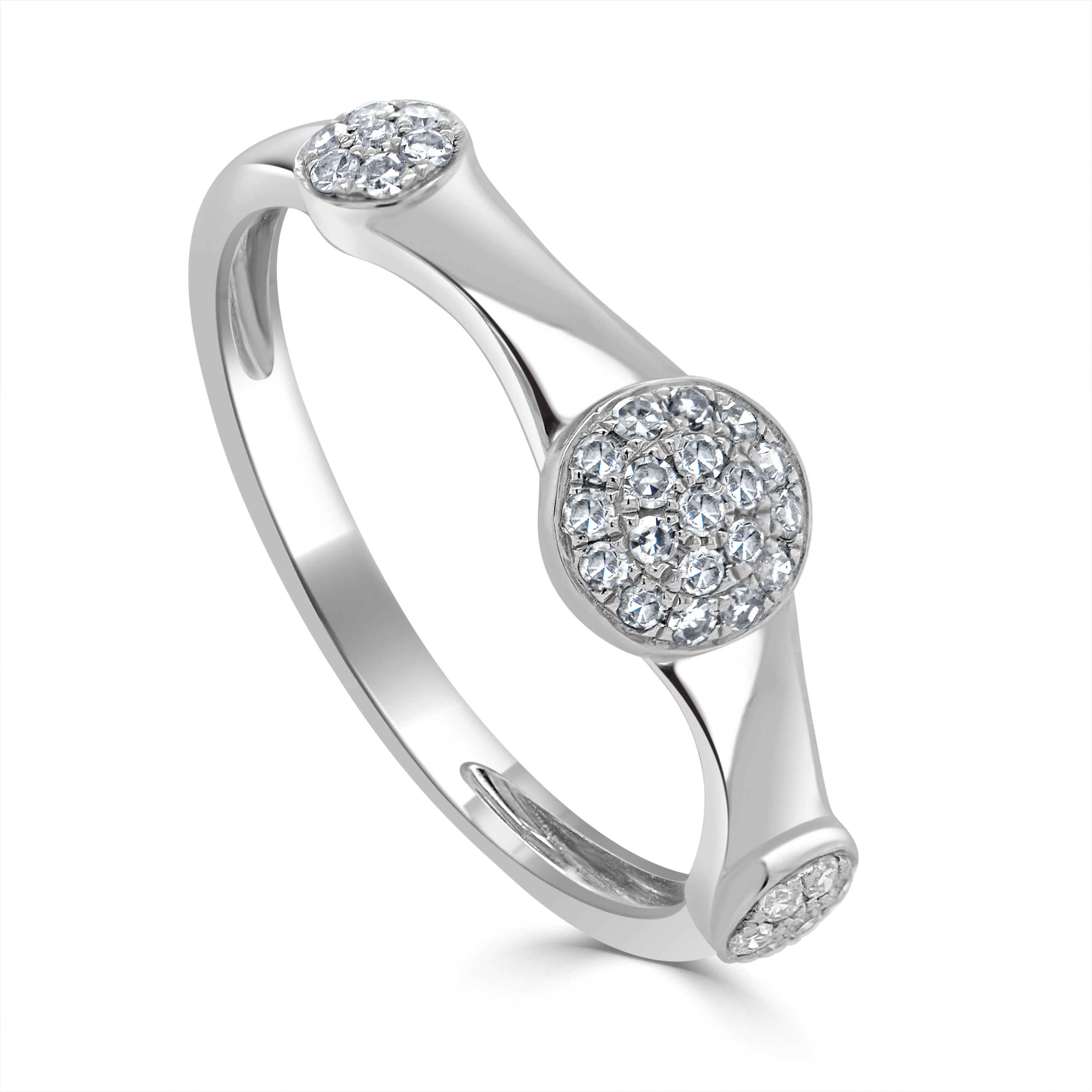 14K Gold Diamond Ring - 0.18ct