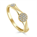 14K Gold Diamond Ring - 0.18ct