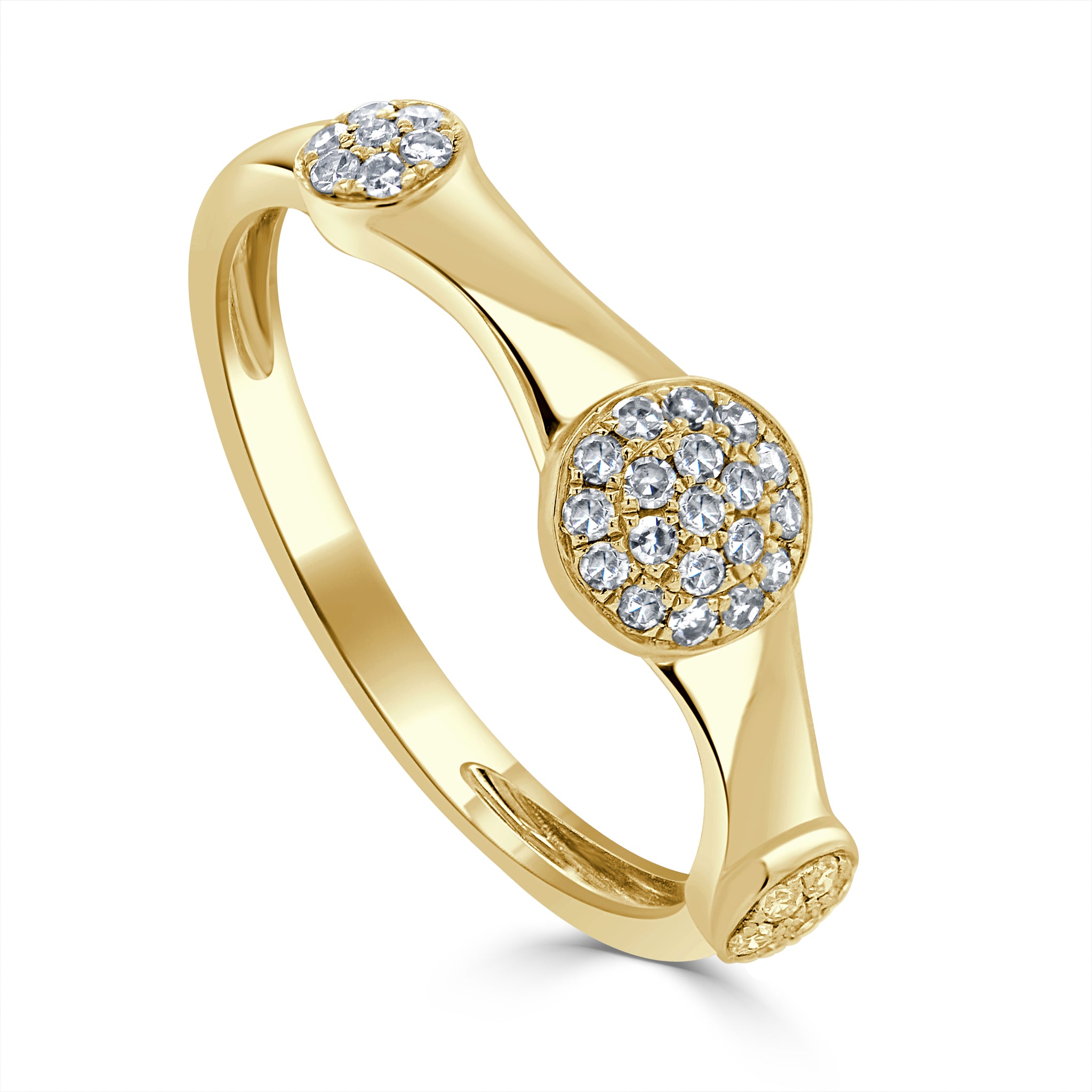 Sabrina Designs 14K Gold 0.09ctw Diamond Circle Necklace, 1.8 grams main image 0