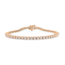 Load image into Gallery viewer, 14k Gold &amp; Diamond Tennis Bracelet