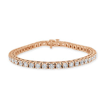 Load image into Gallery viewer, 14k Gold &amp; Diamond Tennis Bracelet