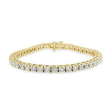 Load image into Gallery viewer, 14k Gold &amp; Diamond Tennis Bracelet