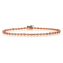 Load image into Gallery viewer, 14k Gold &amp; Diamond Tennis Bracelet