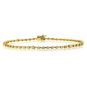 14k Gold & Diamond Tennis Bracelet