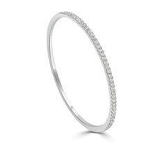 Load image into Gallery viewer, 14k Gold &amp; Diamond Bangle