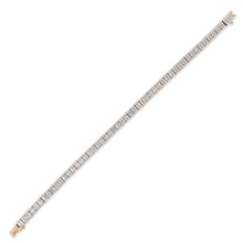 Load image into Gallery viewer, 14k Gold &amp; Baguette Diamond Bracelet