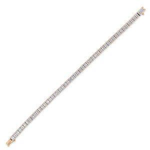14k Gold & Baguette Diamond Bracelet
