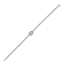 Load image into Gallery viewer, 14k Gold &amp; Baguette Diamond Tennis Bracelet