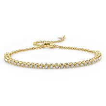 Load image into Gallery viewer, 14k Gold &amp; Diamond Bracelet