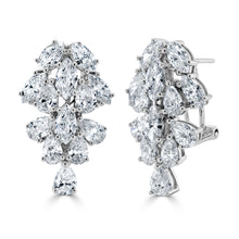 Load image into Gallery viewer, 14k Gold &amp; Fancy-Shape Diamond Earrings