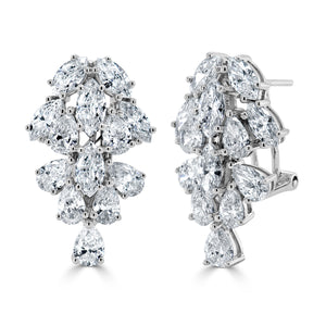 14k Gold & Fancy-Shape Diamond Earrings