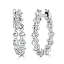 Load image into Gallery viewer, 14K Gold Oval Hoop Earring