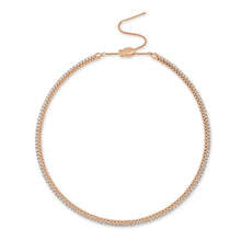 Load image into Gallery viewer, 14k Gold &amp; Diamond Flexible Choker Necklace