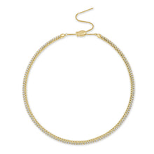 Load image into Gallery viewer, 14k Gold &amp; Diamond Flexible Choker Necklace