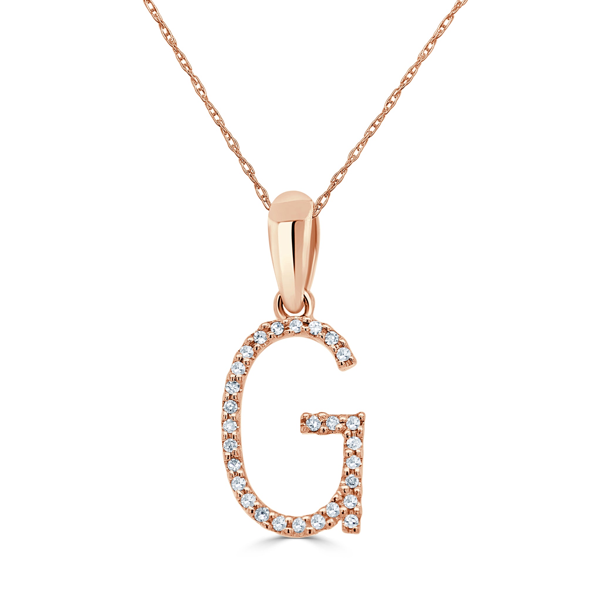 32ct Fancy Intense Pink Bare Diamond 14k Rose Gold Necklace