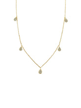 Load image into Gallery viewer, 14k Gold &amp; Diamond Dangle Necklace