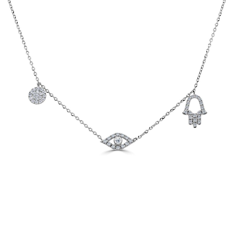 Evil eye sales necklace designer