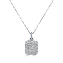 Load image into Gallery viewer, 14k Gold &amp; Diamond Small Initial Necklace