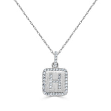 Load image into Gallery viewer, 14k Gold &amp; Diamond Small Initial Necklace
