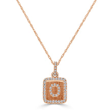 Load image into Gallery viewer, 14k Gold &amp; Diamond Small Initial Necklace