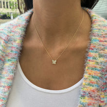 Load image into Gallery viewer, 14k Gold &amp; Diamond Butterfly Necklace