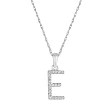 Load image into Gallery viewer, 14k Gold &amp; Diamond Initial A-Z Necklace Pendant 16-18&quot; Inches