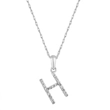 Load image into Gallery viewer, 14k Gold &amp; Diamond Initial A-Z Necklace Pendant 16-18&quot; Inches