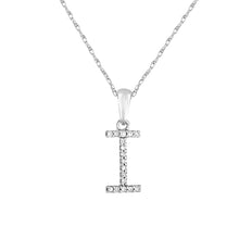 Load image into Gallery viewer, 14k Gold &amp; Diamond Initial A-Z Necklace Pendant 16-18&quot; Inches