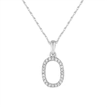 Load image into Gallery viewer, 14k Gold &amp; Diamond Initial A-Z Necklace Pendant 16-18&quot; Inches