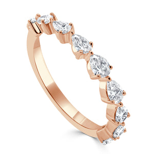 14k Gold & Pear-Shape Diamond Ring