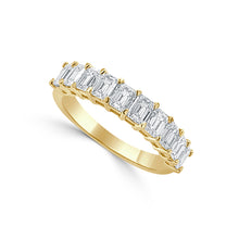 Load image into Gallery viewer, 14k Gold &amp; Emerald-Cut Diamond Ring