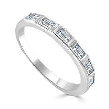 Load image into Gallery viewer, 14k Gold &amp; Emerald-Cut Diamond Ring